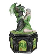 Fantasy Four Seasons Summer Friendship Fairy With Dragon Decorative Box ... - $818.71 MXN