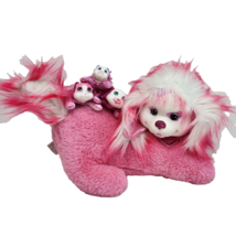 Just Play 2017 Pink Lexi Puppy Surprise W/ 3 Babies Stuffed Animal Plush Toy - £29.07 GBP