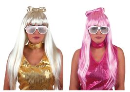 Long Wig with Bow - Pop Star / Lady Gaga - $20.45