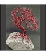 Copper handmade tree, wire and stone from the coast of the Black Sea, a ... - $596.22 MXN