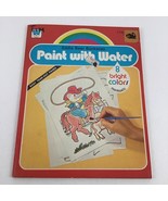 Whitman Eddie Bear Buckaroo Paint With Water Book Tear Out Pages Vintage... - $20.53 CAD