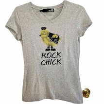 Love Moschino Grey Rock Chick Graphic Tee - £114.00 GBP