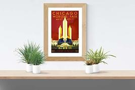 1933 Chicago Worlds Fair Poster - Art Print - 13&quot; x 19&quot; - Custom Sizes A... - $25.00