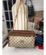 Preloved Vintage Gucci BB Beige Brown PVC Canvas Clutch/Purse – Modified... - $7,402.83 MXN