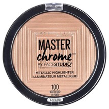 Maybelline Face Studio Master Chrome Metallic Highlighter 100 Molten Gold  0.24 - $5.90