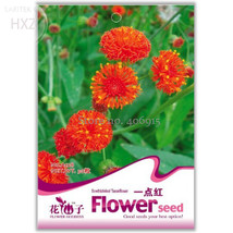 New Fresh Little Red Zinniaeiegans Flower Seeds 30 Seeds Vegetable Seeds Easy To - $3.73