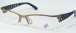 Mad In Italy 9035 3 Pale Gold / Blue Unique Eyeglasses Glasses 50-17-135 (Notes) - $74.23