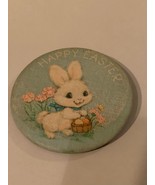 Vintage - Hallmark - 1979 Fabric Covered Easter Button - £7.06 GBP
