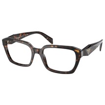 PRADA PR14ZV 2AU1O1 Dark Havana 54mm Eyeglasses New Authentic - £105.32 GBP