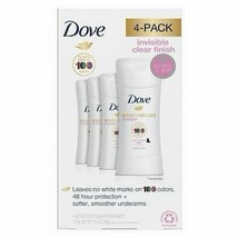 NEW Dove Advanced Care 100 Colors Clear Finish, 2.6 Oz 4-pack - £15.59 GBP