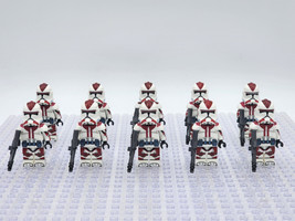 Anaxes Clone Troopers The 187th Battalion Star Wars 10pcs Minifigures Bricks Toy - £16.12 GBP
