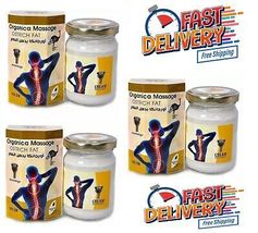 3 X Lotus Natural Ostrich Fat Ointment Treats Muscle, Bone, Joint Pain R... - £41.26 GBP