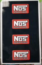 NOS Energy Drink Preproduction Advertising Art Work Black Orange Logo La... - £15.12 GBP