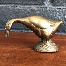 Vintage Brass Goose Figurine - 3.25&quot; Tall - £15.81 GBP