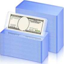 300 Pieces Dollar Bill Holders PVC Currency Holder Transparent Bill Slee... - €107,96 EUR