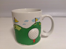 3D Golf Ball Cup Mug 3.75 in tall x 3.25 in diameter - $11.88