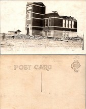 USA California? San Francisco?  1906 Fire School Building? RPPC Antique Postcard - £14.86 GBP