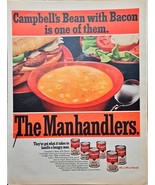 7-LOT CAMPBELL&#39;S SOUP-Vintage PRINT ADS-Manhandlers-Mugs-Canned-Tasty-Be... - $35.71