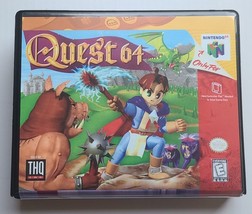 Quest 64 CASE ONLY Nintendo 64 N64 Box BEST Quality Available - £11.71 GBP
