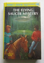 Nancy Drew #58 The Flying Saucer Mystery Carolyn Keene 1st Flashlight Edition - £27.63 GBP