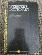 Webster&#39;s Dictionary Edited By John Gage Allee Ottenheimer Publishers 1964 - £7.74 GBP