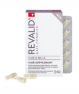 2 PACK  Revalid Capsules Stimulates Hair Growth Necessary Nutrients Vita... - $1,632.49 MXN