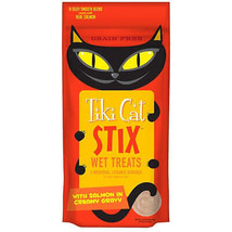 Tiki Pet Cat Stix Mousse Salmon 3oz. (Case of 12) - £64.04 GBP