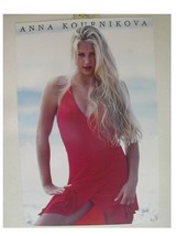 Anna Kournikova Poster Red Dress Beach Shot Commercial - £10.61 GBP