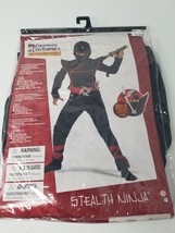 Ninja Stealth Black Costume Child Cosplay California Costume Large 2014 - £7.43 GBP