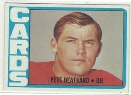 1972 Topps Pete Beathard St. Louis Cardinals 184, NFL Football Sports Card, Rare - $78.95