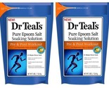 (2) Dr Teal&#39;s Pre &amp; Post Workout Pure Epsom Bath Salt For Muscles Joints... - $27.71