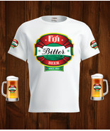 Fiji Bitter Beer Logo White Short Sleeve  T-Shirt Gift New Fashion  - £25.01 GBP