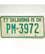 1977 United States Oklahoma Pushmataha County Passenger License Plate PM... - $20.31 CAD
