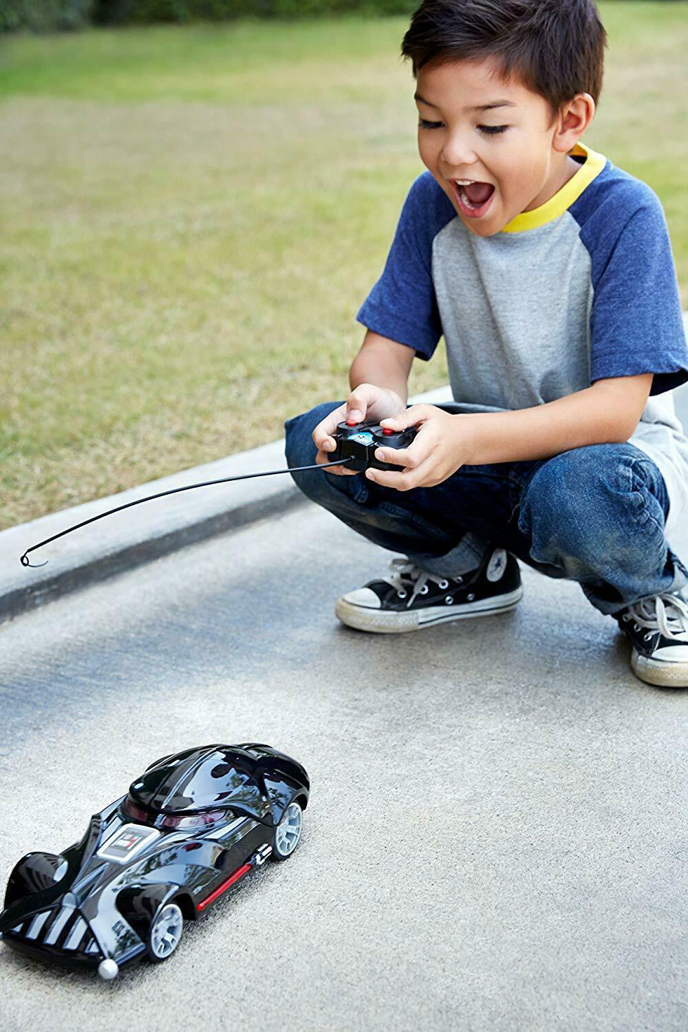 Star Wars Hot Wheels Darth Vader RC Car Light Sabre Lights & Darth