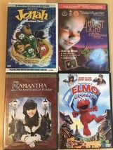 Lot Of 4 DVD&#39;s Jonah Veggie Tales Littlest Light Elmo Grouchland American Girl S - £6.06 GBP