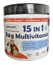 Dog Multivitamin Powder w/ Glucosamine, Dog Vitamins and Supplements for Immune - £17.79 GBP