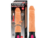 Natural Realskin Hot Cock Fully Bendable Rechargeable Waterproof Flesh - $64.30