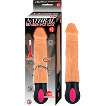 Natural Realskin Hot Cock Fully Bendable Rechargeable Waterproof Flesh - £46.08 GBP