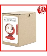 Delightful Red Vintage Kitchen Timer - Durable 55-Minute Cooking Essential - €39,20 EUR
