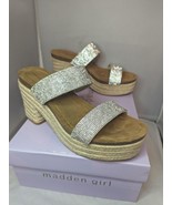MaddenGirl Womens Emerson Platform Sandals Chunky BlockHeels Espadrille ... - £43.17 GBP