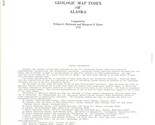 Geologic Map Index of Alaska by Willard L. McIntosh - $9.99