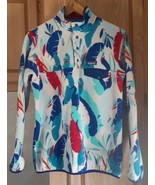 Patagonia Synchilla Snap Pullover Feather Dance Womens M Fleece Jacket  K - $40.24 CAD
