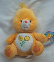 Vintage Care Bears Orange Friend Bear 7&quot; Plush Stuffed Animal Toy 2003 - £13.06 GBP