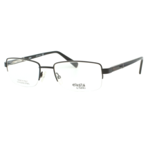 Safilo Elasta 7223 003 Matte Black Men&#39;s Half Frame Eyeglasses 53-19-140... - £56.84 GBP