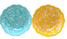 Two (2) Pioneer Woman ~ Melamine ~ 5.25" Dip/Prep Bowls ~ 11 Oz. ~ Yello... - $25.00