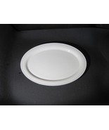 Lenox Chinastone For The Gray Pinstripes 14 1/4&quot; X 10 5/8&quot; Oval Serving ... - £27.37 GBP
