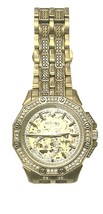 Bulova Wrist watch 98a292 Octava Crystal Gold Tone 42mm  Gold plated ove... - $249.00