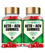 (2 Pack) ACV for Health Gummies, Keto ACV Gummies Max Strength, Advanced... - £29.69 GBP