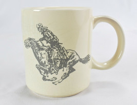 Vintage Marlboro Promo Coffee Mug Cowboy on Horse Western Wild West - $25.73