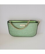Kate Spade KK326 Kenzie Glitter Lilly Pochette Clutch Handbag Metallic S... - $1,227.73 MXN